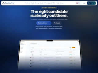 CandidateForce platform preview CandidateForce platform preview