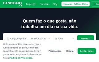 Candidato.pt screenshot preview