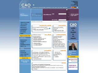 CAO-Emplois platform preview CAO-Emplois platform preview