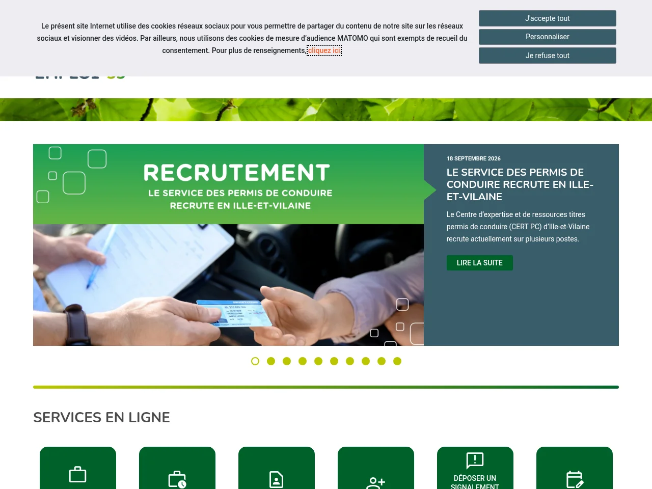 Cap emploi 35 screenshot Cap emploi 35 job board platform screenshot showing job search interface
