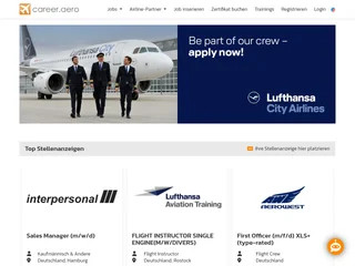 Career.aero platform preview