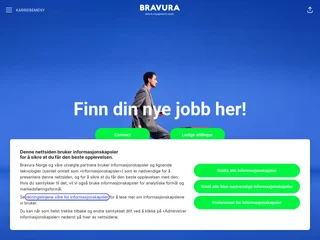 Bravura Norge platform preview Bravura Norge platform preview