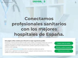 EasySalud platform preview EasySalud platform preview