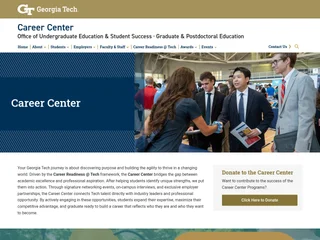 Georgia Tech Career Center platform preview Georgia Tech Career Center platform preview