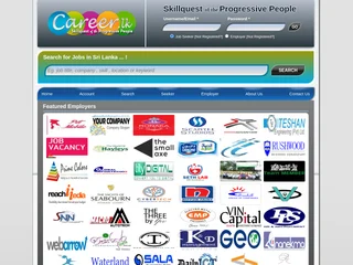 Career.lk platform preview Career.lk platform preview