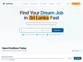 CareerAI platform preview CareerAI platform preview