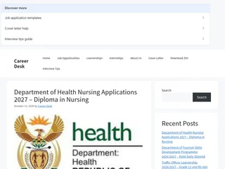 Career Desk platform preview