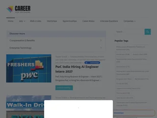 CareerForFreshers screenshot preview