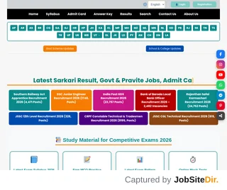 Career India Portal platform preview