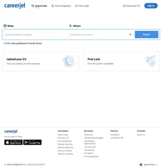 Careerjet screenshot preview