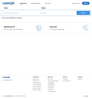 Careerjet.com.au screenshot preview