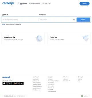 Careerjet.com.pk screenshot preview Careerjet.com.pk screenshot preview