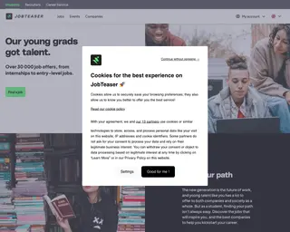 JobTeaser platform preview