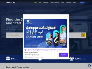 Career Link Myanmar screenshot preview