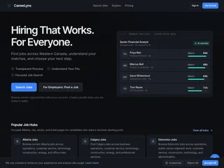 CareerLynx platform preview CareerLynx platform preview