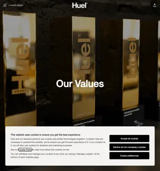 Huel Careers platform preview
