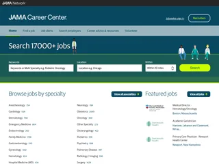JAMA Career Center screenshot preview