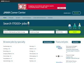 JAMA Career Center platform preview
