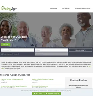 LeadingAge Careers platform preview