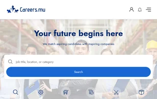Careers.mu screenshot preview