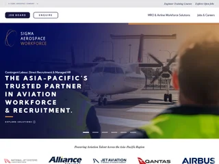 Sigma Aerospace Workforce Solutions platform preview
