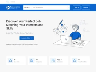 Savanna Job Portal screenshot preview