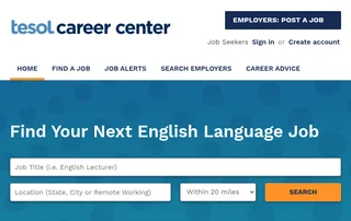 TESOL Career Center screenshot preview