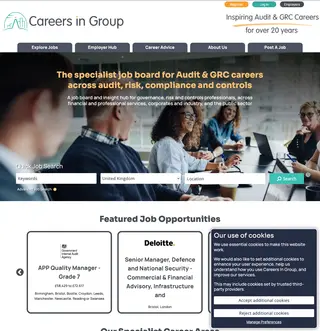 CareersinAudit.com platform preview