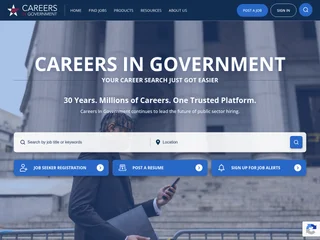 Careers In Government platform preview