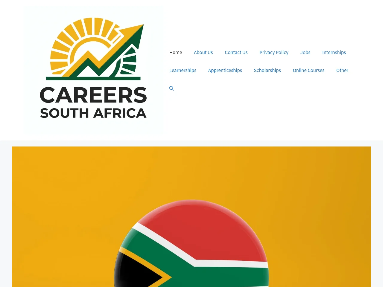 Careers South Africa job board platform screenshot showing job search interface