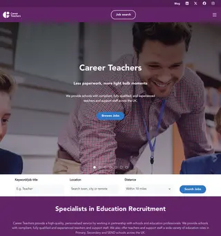 Career Teachers platform preview