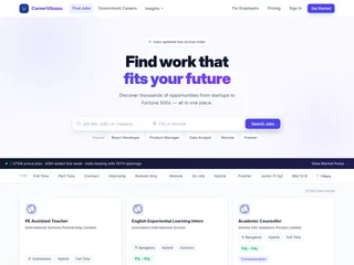 CareerVilaasa platform preview