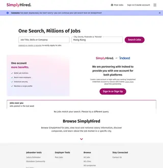SimplyHired India screenshot preview