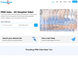 Caregivax platform preview