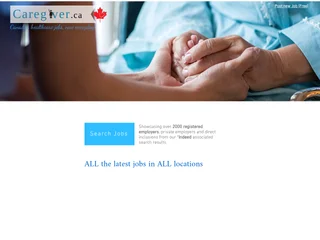 Caregiver.ca screenshot preview Caregiver.ca screenshot preview