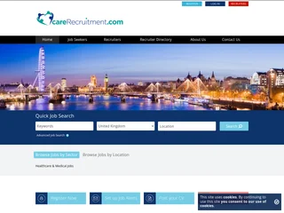 CareRecruitment.com platform preview