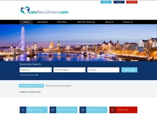 CareRecruitment.com screenshot preview