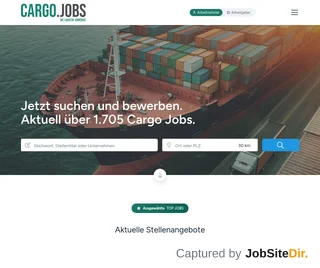 CARGO.JOBS platform preview CARGO.JOBS platform preview