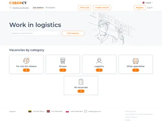 CargoCV platform preview CargoCV platform preview