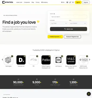 Carierista platform preview