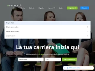 Carriera.ch platform preview Carriera.ch platform preview