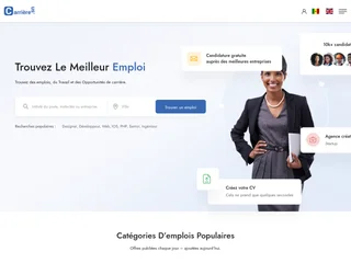 Carriere.sn platform preview