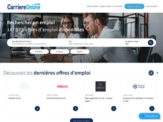 CarriereOnline platform preview
