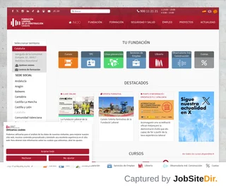 Fundación Laboral de la Construcción de Cataluña screenshot preview Fundación Laboral de la Construcción de Cataluña screenshot preview