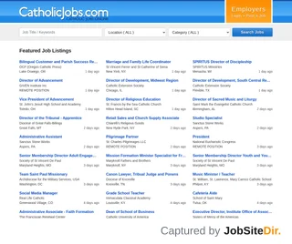 CatholicJobs.com platform preview CatholicJobs.com platform preview