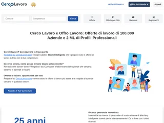 Cerco Lavoro platform preview