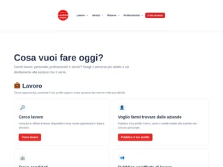 Cerco Offro Lavoro platform preview Cerco Offro Lavoro platform preview