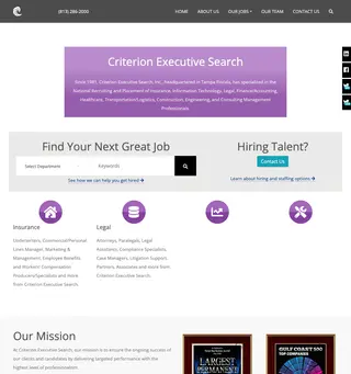 Criterion Executive Search platform preview
