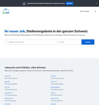 Jooble screenshot preview