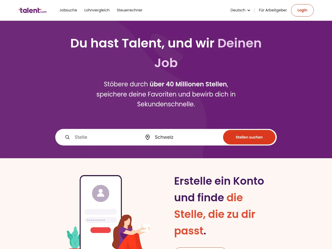 Talent.com website screenshot